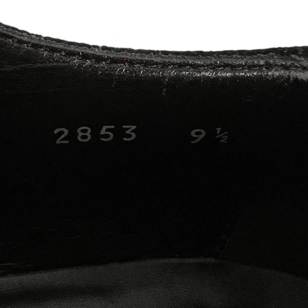 To Boot New York Italy Adam Derrick Mens Black Suede Lace Up Shoes Size 9.5